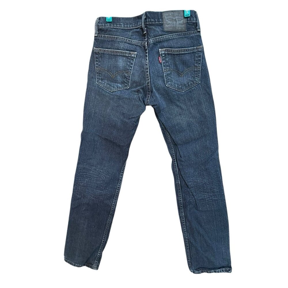 Levi's 511 Men's Boys Indigo Wash Blue Slim Fit Jeans Size 29x30 Stretch